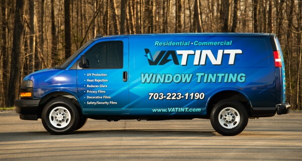 VA Tint commercial van